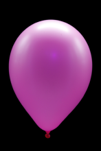 50 ballons ovales rose fluo Ø30 cm