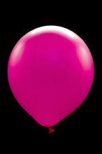 25 ballons ovales rose fluo Ø45 cm