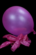 Ballon UV fluorescent  23cm rose