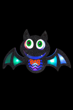 Décoration murale chauve souris 9led 28x17cm