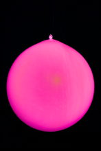 10 ballons ronds rose fluo Ø60 cm