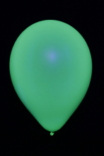 50 ballons ovales vert fluo Ø30 cm