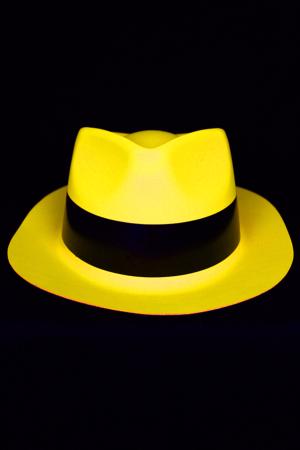 Chapeau jaune fluo