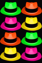 Lot de 24 chapeaux Al Capone (12 chapeaux S/M- 12 L/XL)