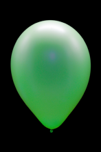 50 ballons ovales vert fluo Ø30 cm