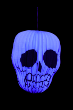 Lampion tête de squelette 25cm