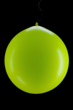 10 ballons ronds jaune fluo Ø60 cm