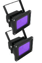 Glostars Projecteur lumière noire 100W, Luminaire UV Puissant, 395