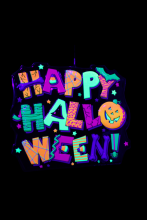 Tableau Happy Halloween 3D 45x53cm